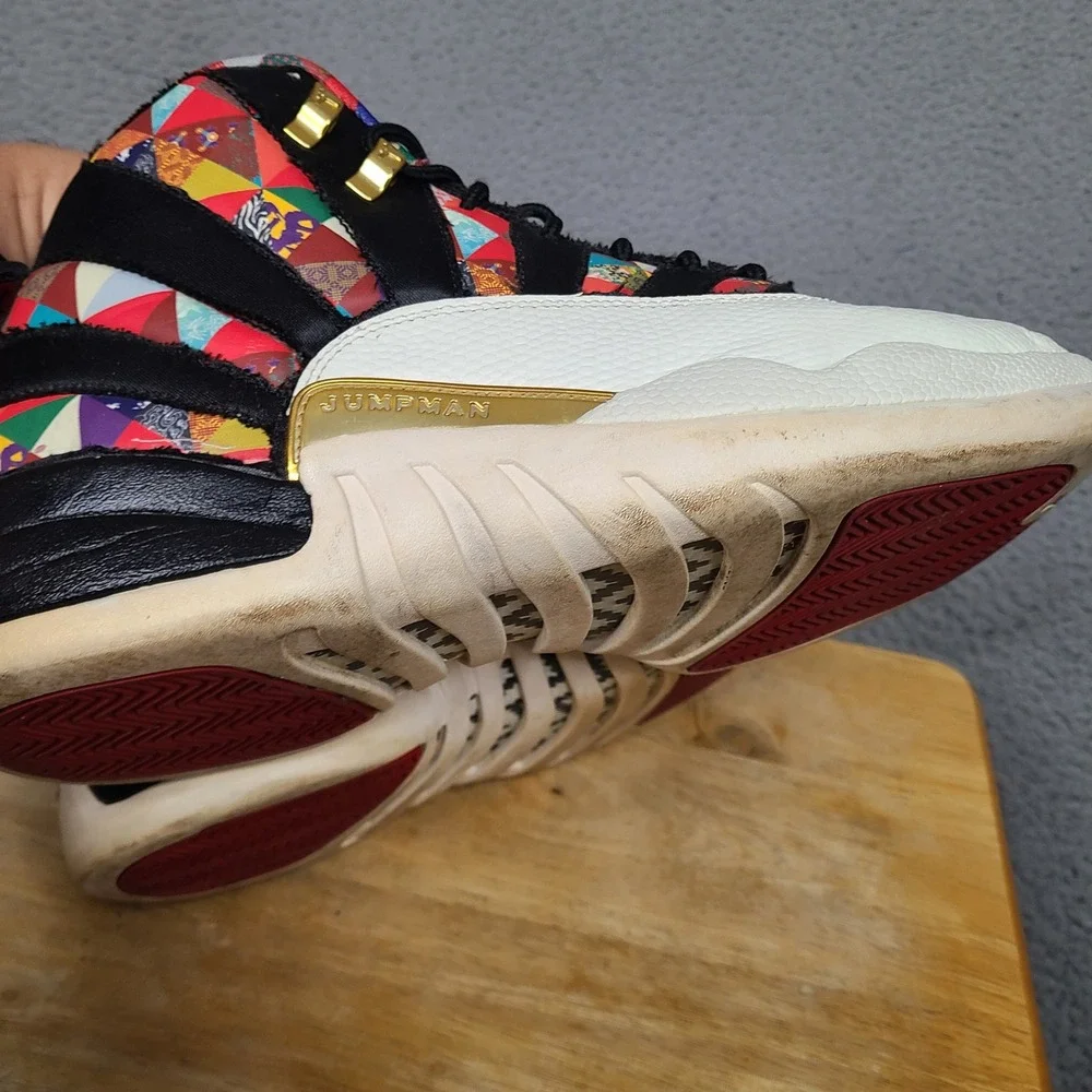 Air Jordan‎ 12 Retro CNY Chinese New Year Mens 12 Shoes 2019 Black CI2977-006